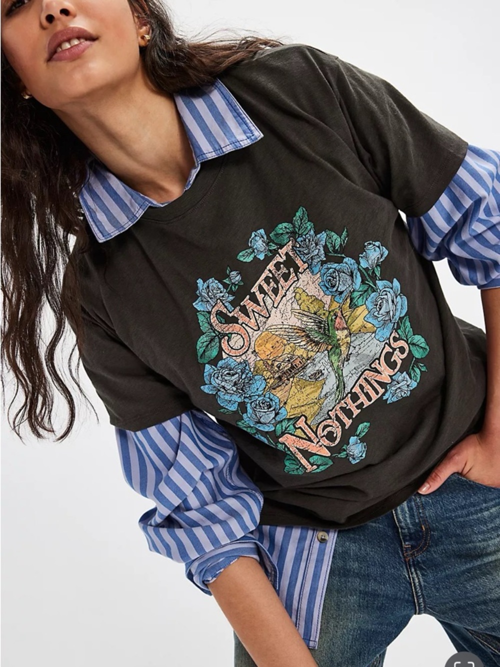 Spell Sweet Nothing Biker Tee